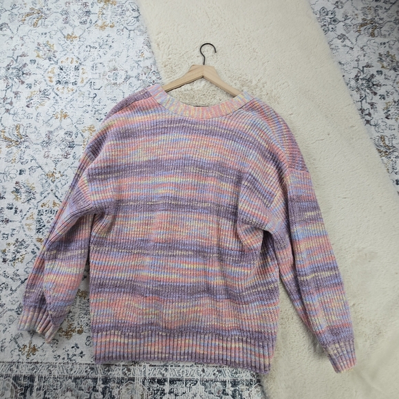 Torrid Drop Shoulder Cardigan Spacedye Plus Size 3 - Picture 8 of 10